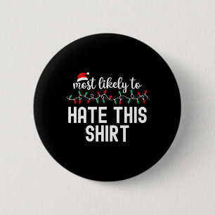 Wahrscheinlichstes Weihnachts-Shirt passende Famil Button