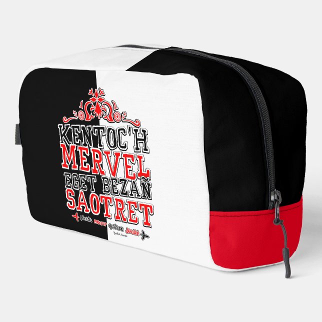 Währung der Bretagne Waschbeutel (Rechte Ecke)