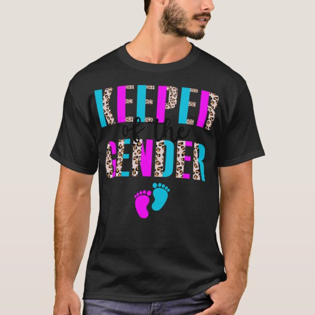 Wahrung des Geschlechts - Niedliche Schwangerschaf T-Shirt (Vorderseite)