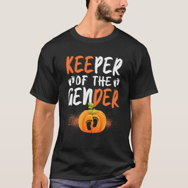 Wahrung des Halloween-Party des Geschlechts T-Shirt (Vorderseite)