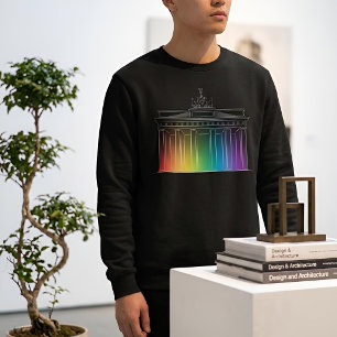 Wahrzeichen im Licht Brandenburger Tor Sweatshirt