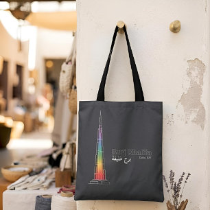 Wahrzeichen im Licht Burj Khalifa Tasche