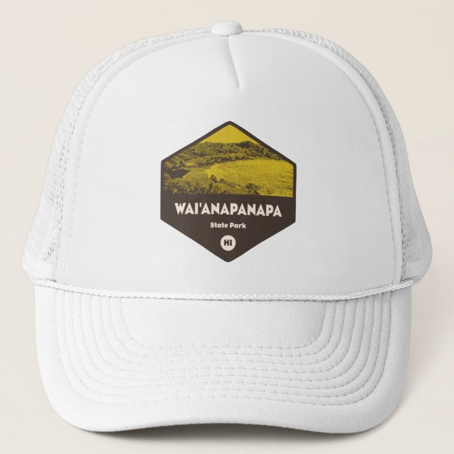 Wai'anapanapa Staat Park Hawaii Truckerkappe (Vorderseite)