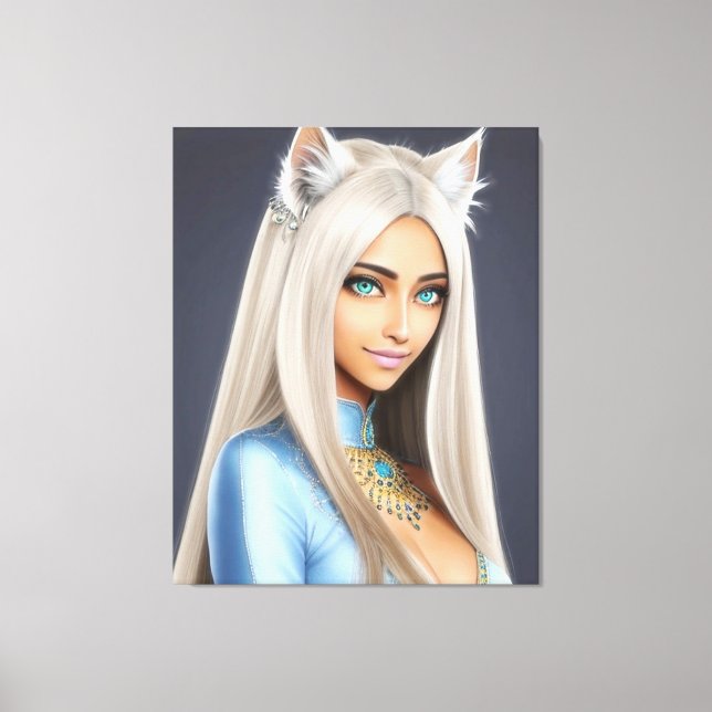 WAIFU 12 LEINWANDDRUCK (Vorderseite)
