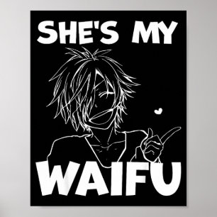 Waifu lustige Anime passende Paar-Freund Geschenk Poster