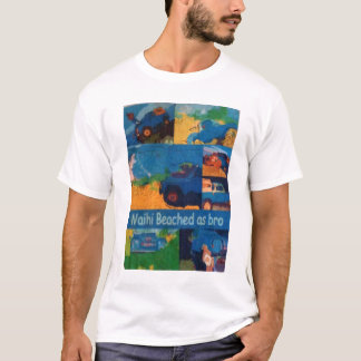 Waihi setzte als Bro auf den Strand T-Shirt
