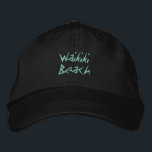 WAIKIKI BEACH BESTICKTE KAPPE<br><div class="desc">WAIKIKI BEACH Cap - verstellbare Passform</div>