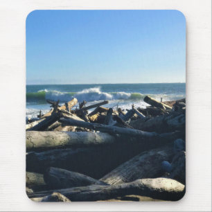 Waikiki Beach, Cape Disappoinment, Washington Mousepad