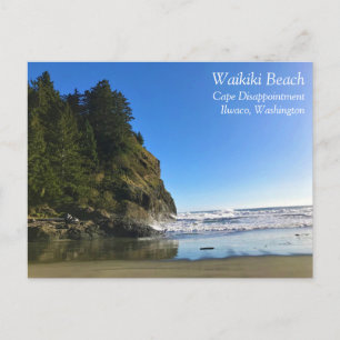 Waikiki Beach, Cape Disappoinment, Washington Postkarte