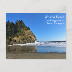 Waikiki Beach, Cape Disappoinment, Washington Postkarte
