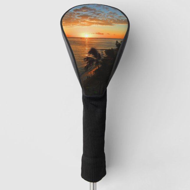 Waikiki Beach, Hawaii Golf Headcover (Vorderseite)