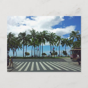 Waikiki Beach Hawaii Postkarte