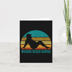 Waikiki Beach Hawaii Spaß Funny Drink Adult Jo Karte