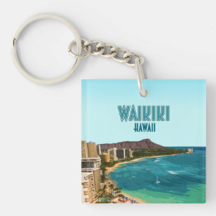 Waikiki Beach Honolulu Oahu Hawaii Vintage