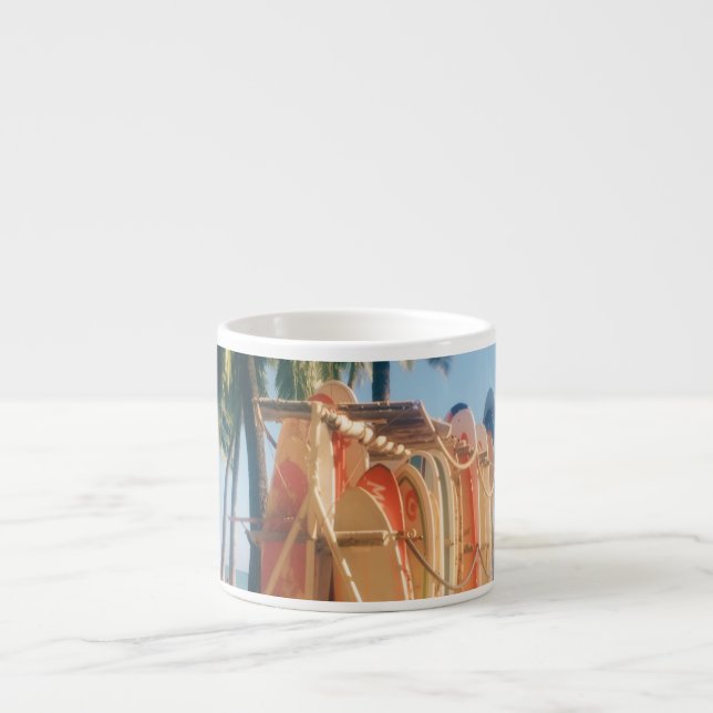 Waikiki Beach Surfboards  Espressotasse (Vorderseite)
