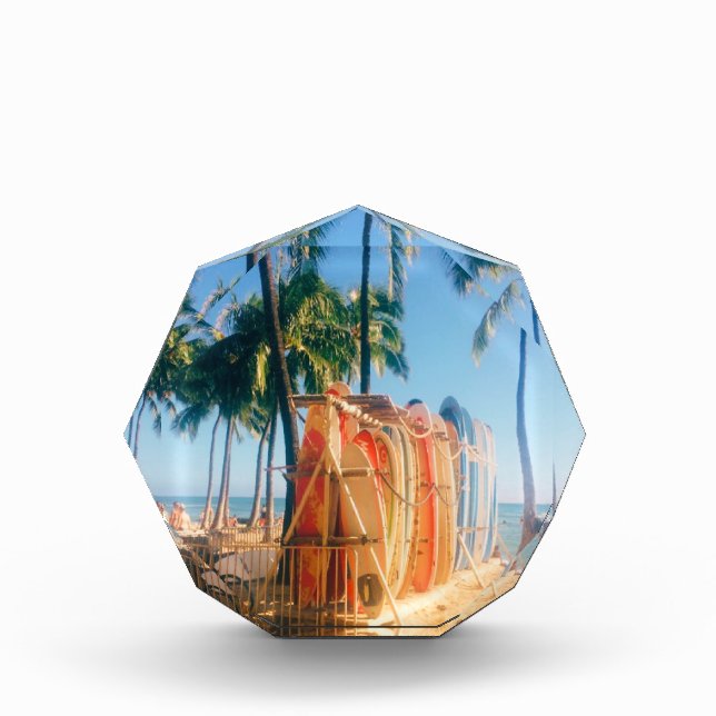 Waikiki Beach Surfboards Fotoblock (Vorderseite)