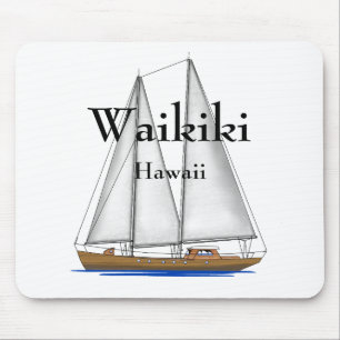 Waikiki Hawaii Mousepad