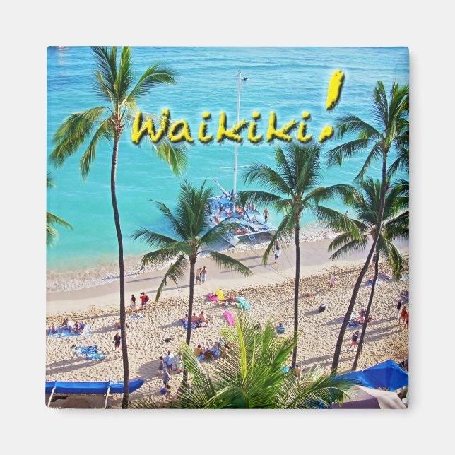 Waikiki! Magnet (Vorne)