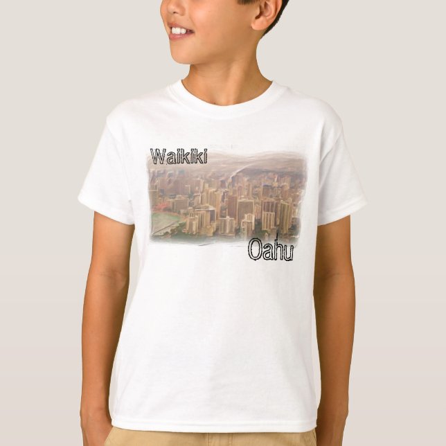 Waikiki Oahu Typ Shirt (Vorderseite)