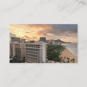 Waikiki-Sonnenaufgang Visitenkarte