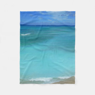 Waikiki Strand Fleecedecke