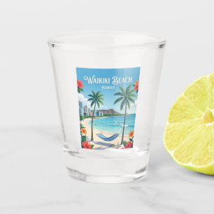 Waikiki-Strand USA Schnapsglas