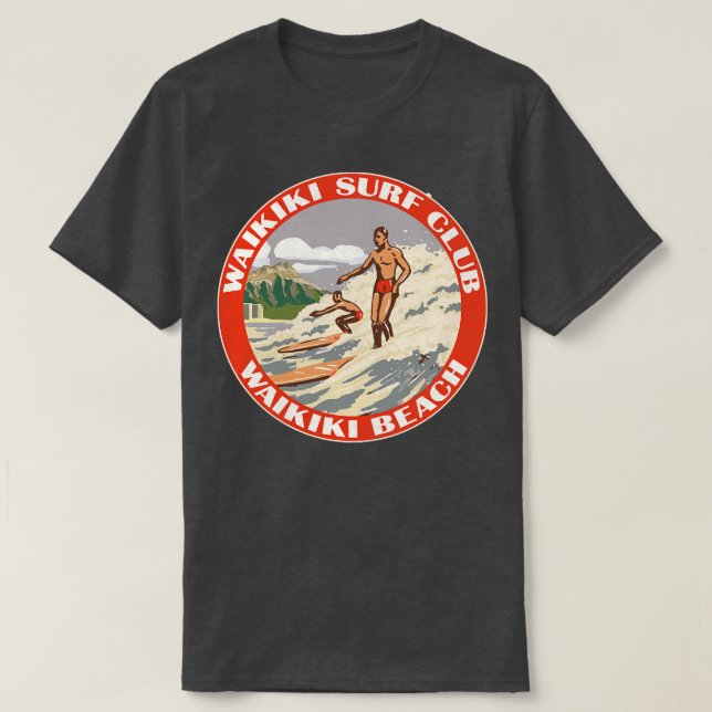 Waikiki Surf Club T-Shirt (Design vorne)
