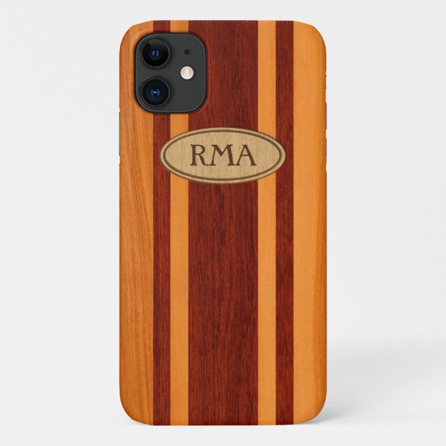 Waikokos Hawaiian Imitats Monogramm für die Holzsu Case-Mate iPhone Hülle (Rückseite)