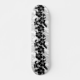 Waikoloa Hawaiian Hibiskus Floral Etched Skateboard