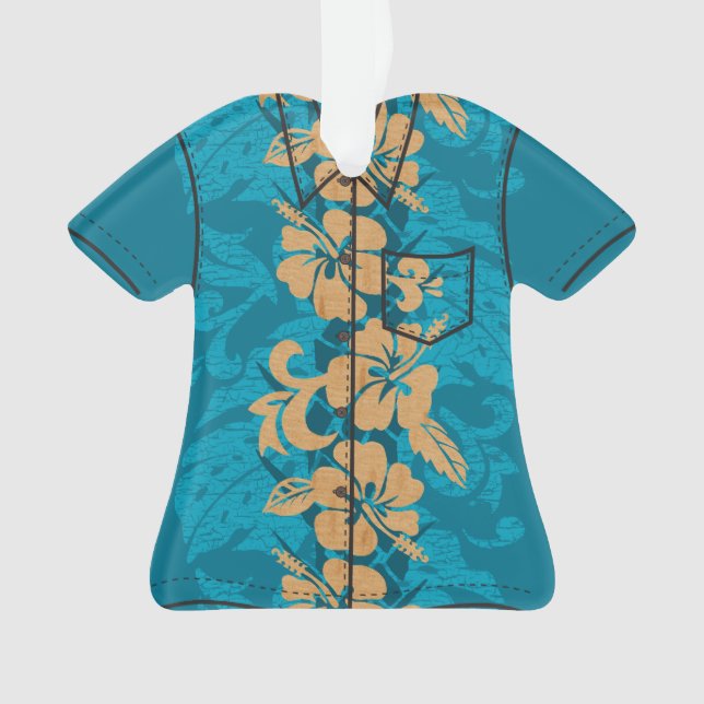 Waikoloa Imitat-hölzernes hawaiisches Ornament (Vorderseite)