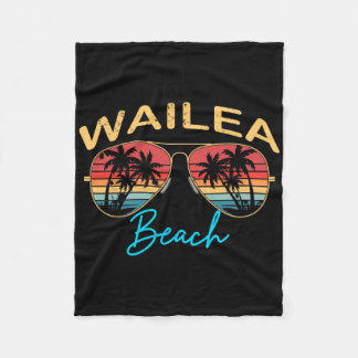 Wailea Beach Hawaii Men Women Souvenir Surfboard  Fleecedecke
