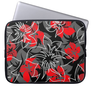 Wailea Hibiskus Hawaiian Neoprene Wetsuit Laptopschutzhülle