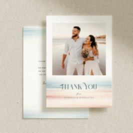 Wailea Wedding Personalisiert Message Dankeskarte