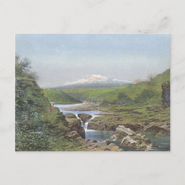 'Wailuku Falls, Hilo' - Carte postale Jules Tavern (Devant)