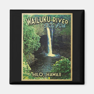 Wailuku Staat Park Hawaii Magnet