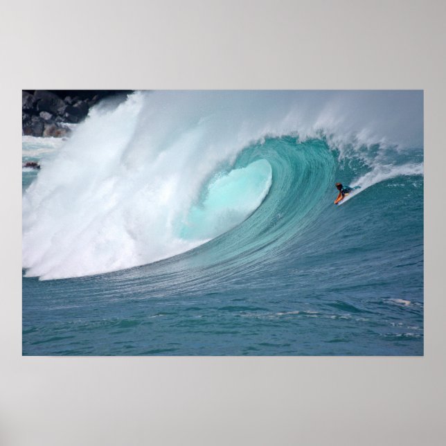 Waimea Bay Boogieboarder Poster (Vorne)