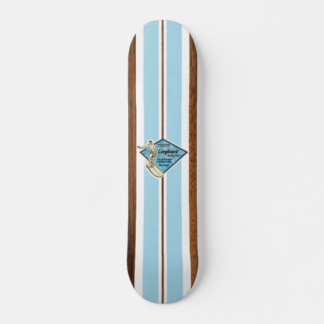 Waimea Bay Vintag Surf Skateboard (Vorne)