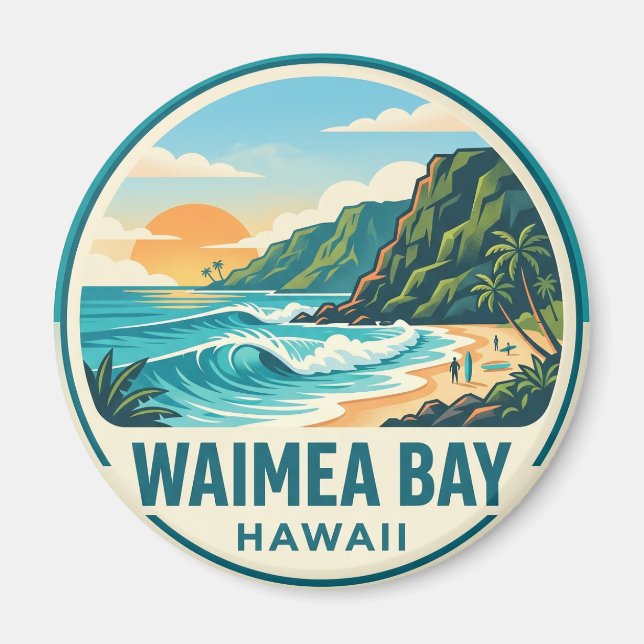 Waimea-Bucht Magnet (Vorne)