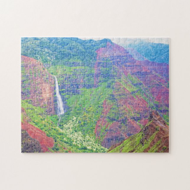Waimea Canyon - Kauai, Hawaii - 11x14 - 252 Stk. (Horizontal)