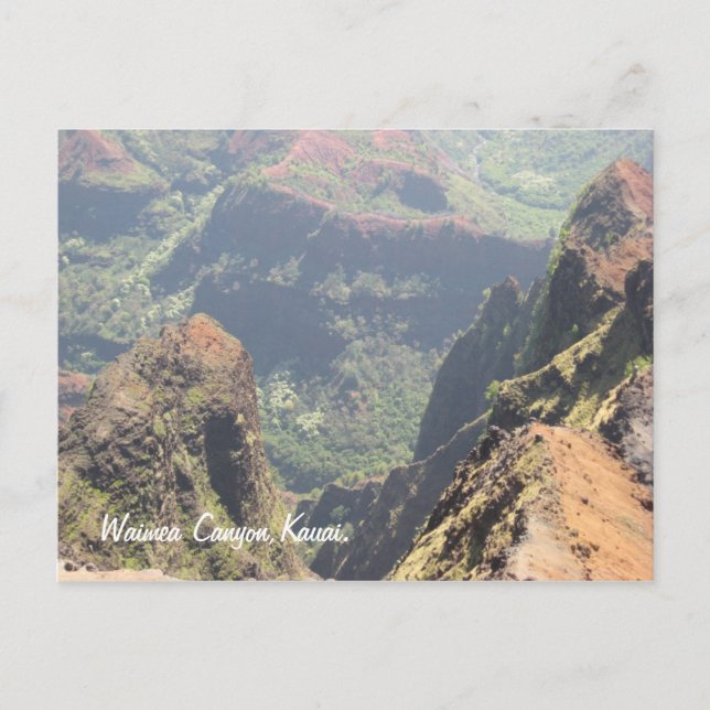 Waimea Canyon Postkarte (Vorderseite)