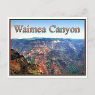 Waimea Canyon, Postkarte
