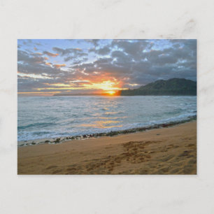 Wainiha Bay, Kauai, Hawaii, Sunrise Postkarte