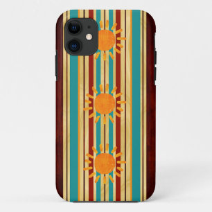 Waipahu Pipeline gestreifter hawaiianischer Surfbo Case-Mate iPhone Hülle