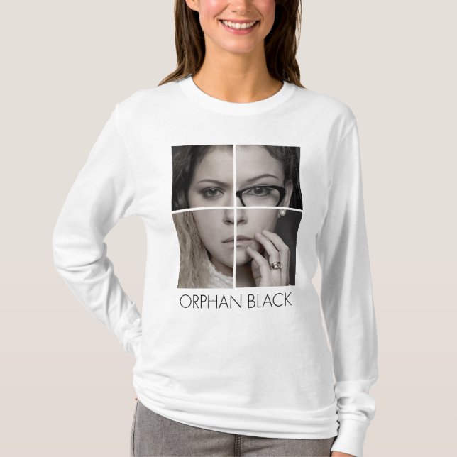 Waisenklon-Collage des SCHWARZ-| T-Shirt (Vorderseite)