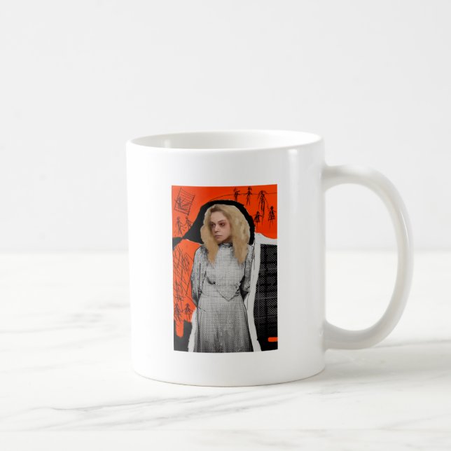 Waisenschwarzes | Helena - gotische Skizze Kaffeetasse (Rechts)