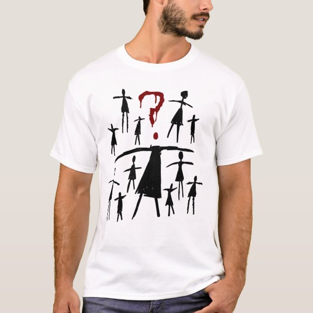 Waisenschwarzes | Helena - Klon-Skizze T-Shirt (Vorderseite)