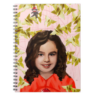 Waisenschwarzes   Kira - Girly Origami Notizblock