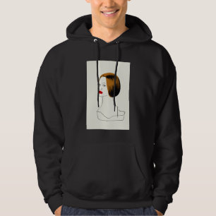 Waisenschwarzes Rachel - noble Klon-Skizze Hoodie