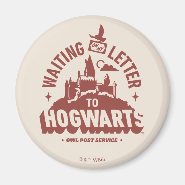 Waiting for my Letter to HOGWARTS™ Magnet (Vorne)