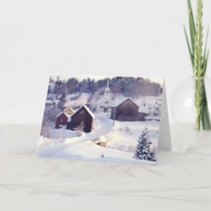 Waits River Vermont Greeting Card Karte